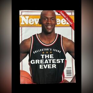 Newsweek Magazine With Michael Jordan On The Cover
